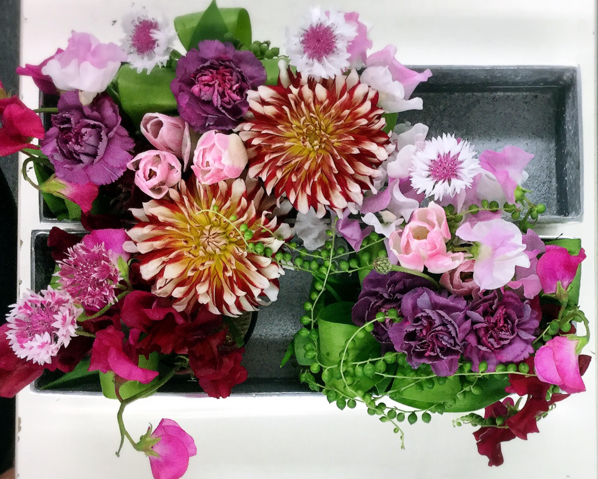 心の拡散と統合を行うコラージュを取り入れたお花のレッスン 空間芸術家 川崎由貴 Spatial Flower Artist Yuki Kawasaki